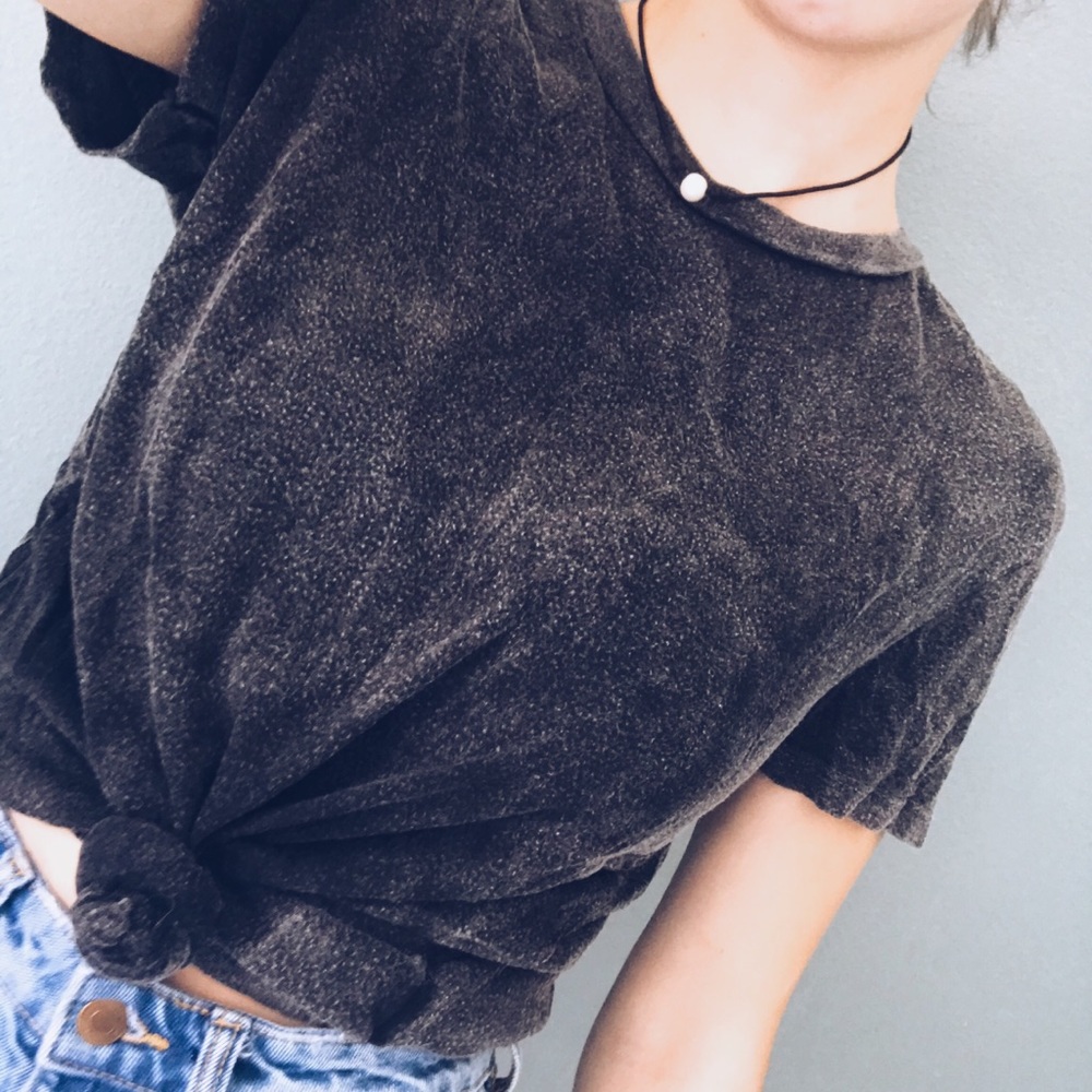 Brandy Melville Distressed Top